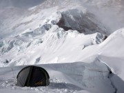 One of the Russian team's tents in C1